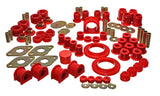 Energy Suspension Hyper-Flex Master Bushing Kit for 2000-1997 Toyota Tacoma 4WD, Red - Part #8.18104R