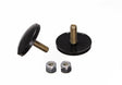 Energy Suspension Hyper-Flex Ultra Low Profile Bump Stop Set for Control Arms and Suspension - Black, Part No. 9.9132G