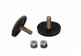 Energy Suspension Hyper-Flex Ultra Low Profile Bump Stop Set for Control Arms and Suspension - Black, Part No. 9.9132G