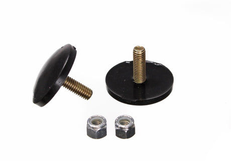 Energy Suspension Hyper-Flex Ultra Low Profile Bump Stop Set for Control Arms and Suspension - Black, Part No. 9.9132G