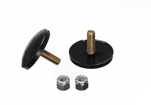 Energy Suspension Hyper-Flex Ultra Low Profile Bump Stop Set for Control Arms and Suspension - Black, Part No. 9.9132G