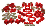 Energy Suspension Hyper-Flex Master Bushing Kit for 2000-1997 Toyota Tacoma 4WD, Red - Part #8.18104R