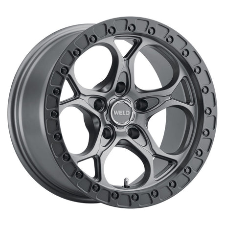 Weld Off-Road W107 17x9L Ledged Aluminum Wheel with Satin Black Finish - Part W10779075450