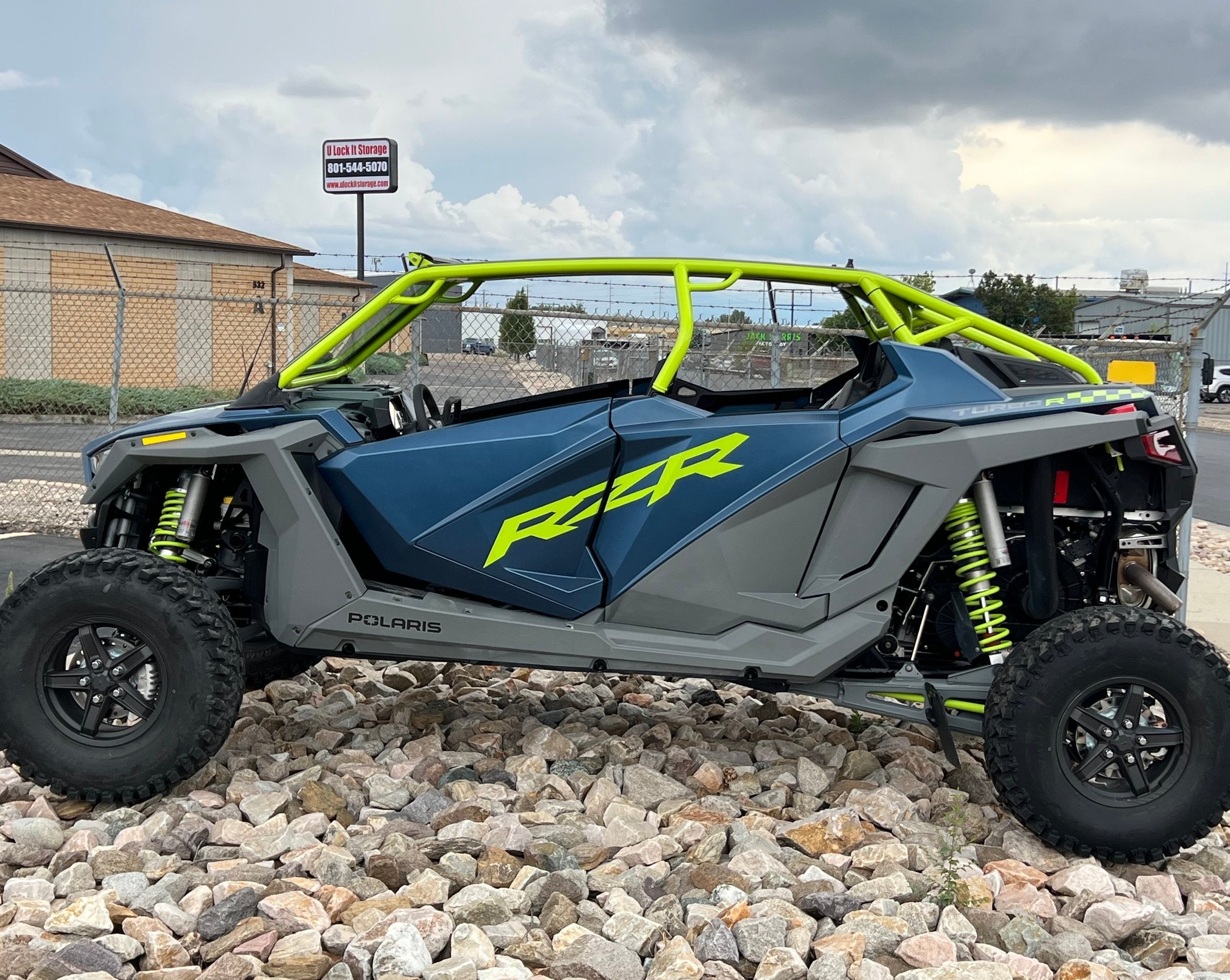 Polaris RZR Turbo R 4-Seat Raw Roll Cage