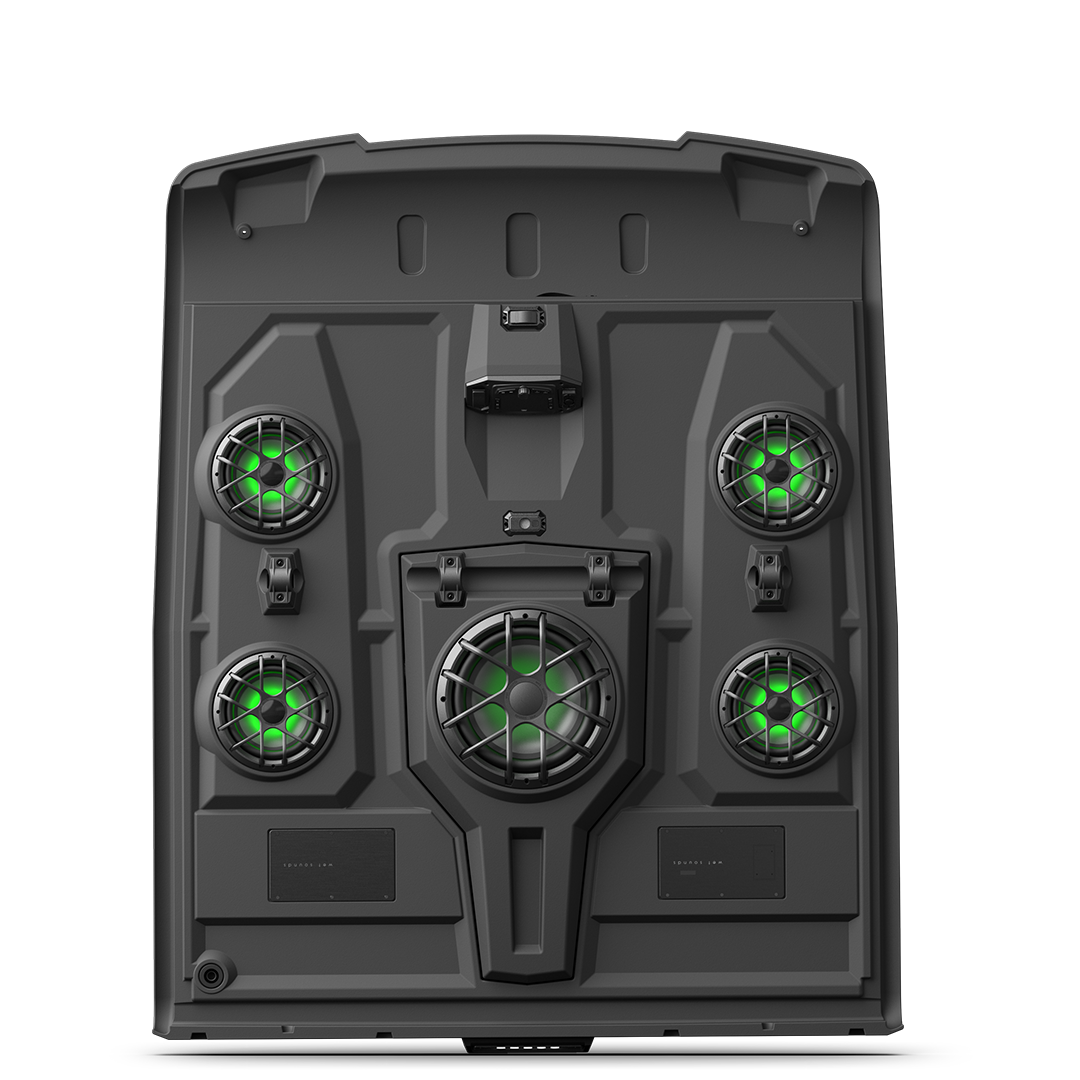 Polaris Ranger Crew 5-Speaker Audio Roof System | Wet Sounds