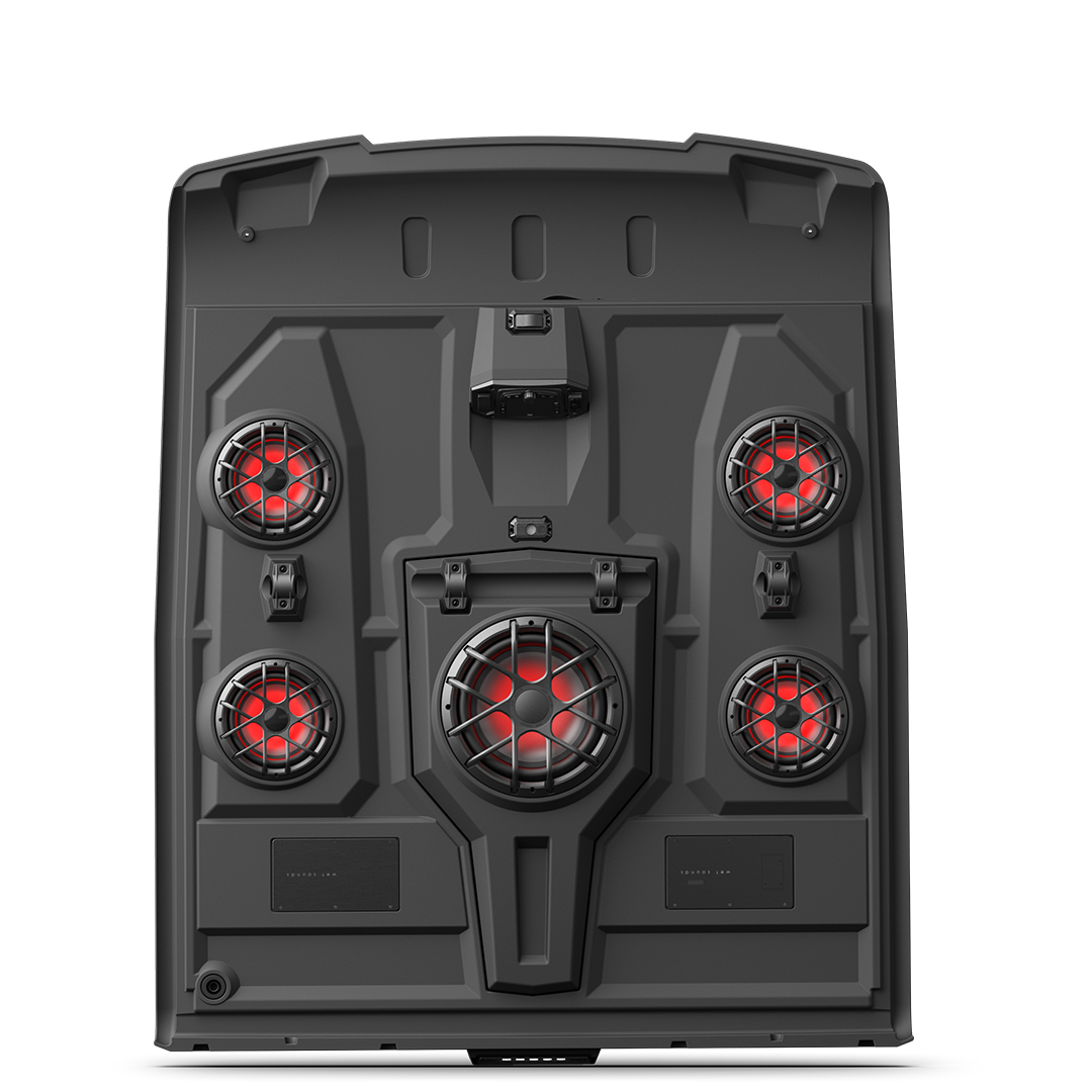 Polaris Ranger Crew 5-Speaker Audio Roof System | Wet Sounds