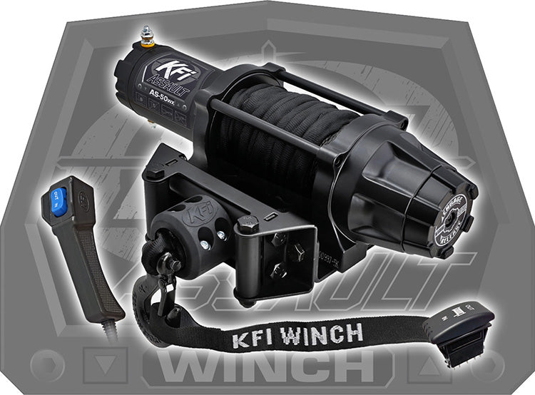 KFI AS-50WX 5000lbs Assault Winch (Wide)
