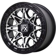 Assassin Beadlock Wheel (Black/Machined) (GARAGE SALE) | Metal FX Offroad