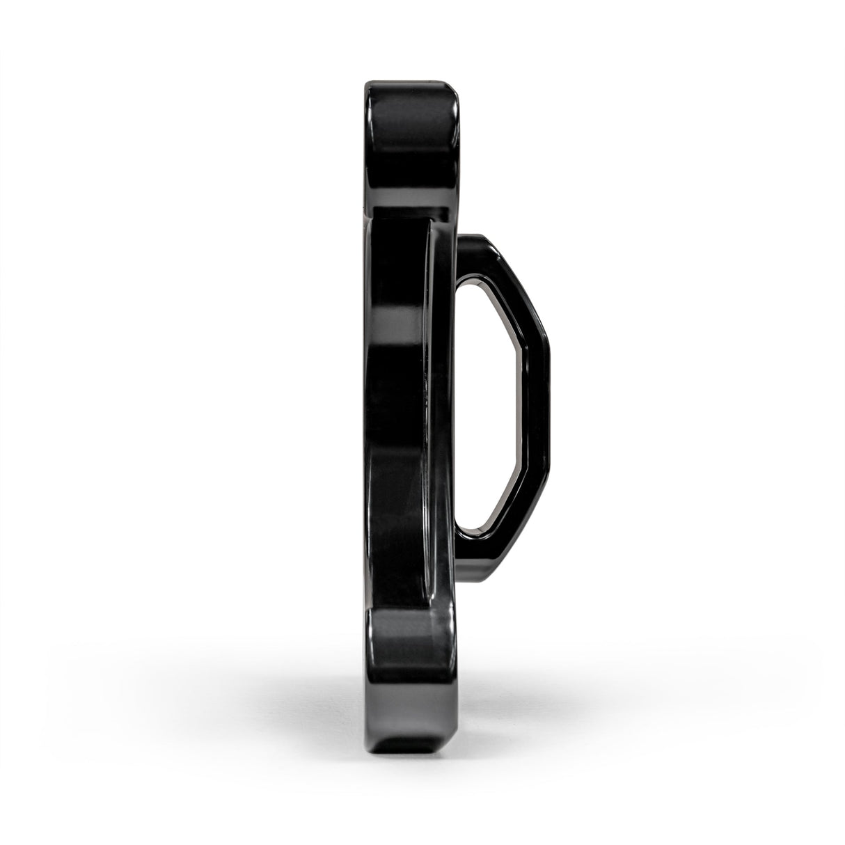 Bolt‑on tow hook visible on black DRT billet radius rod plate for Can‑Am X3