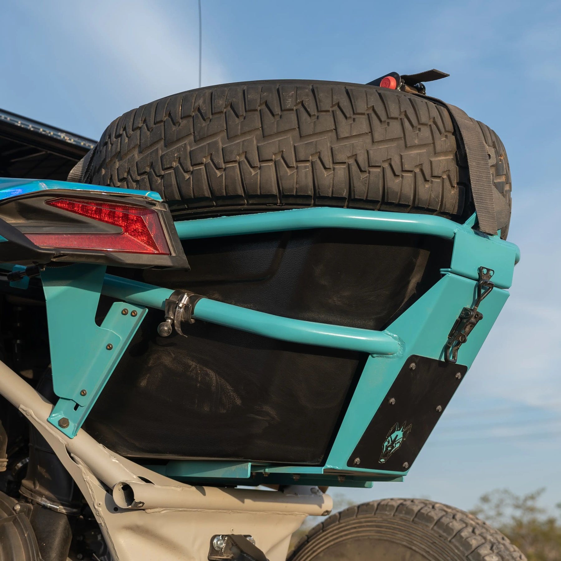 Can Am X3 Rear Storage / Tire Rack | Chupacabra Offroad