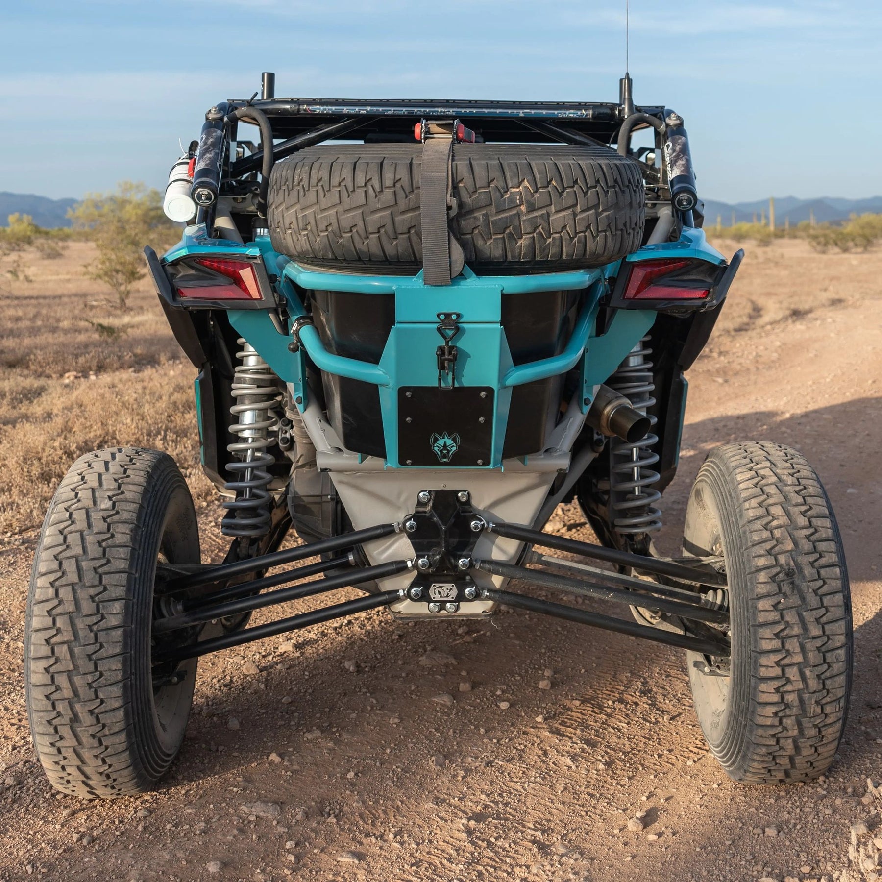 Can Am X3 Rear Storage / Tire Rack | Chupacabra Offroad