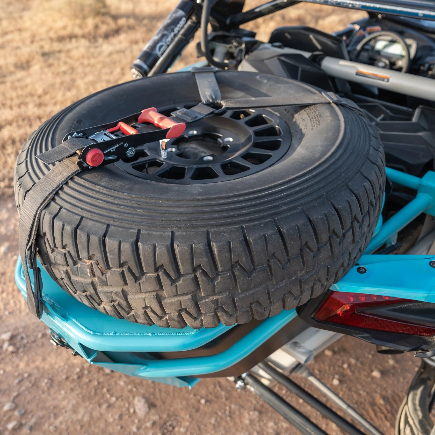 Can Am X3 Rear Storage / Tire Rack | Chupacabra Offroad