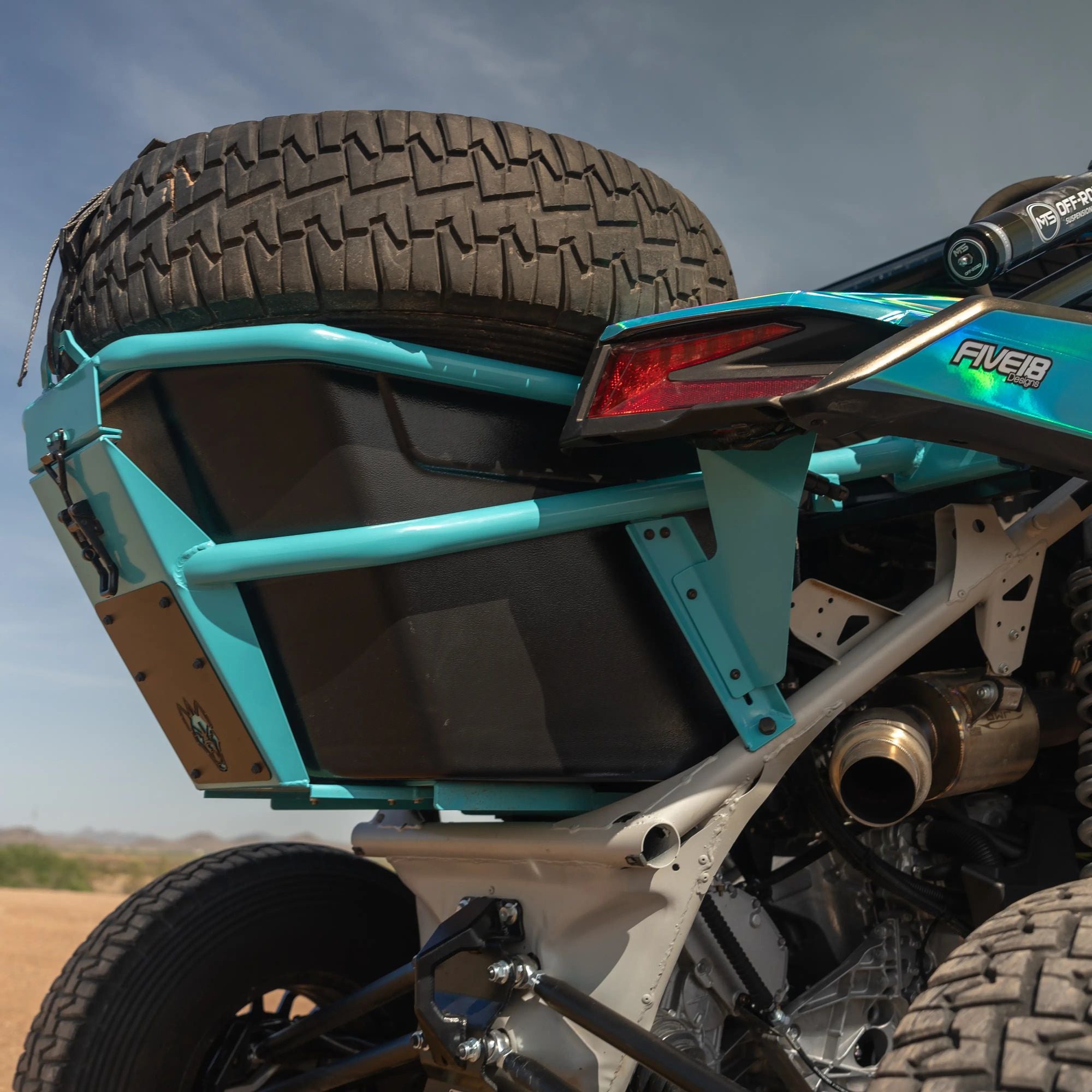 Can Am X3 Rear Storage / Tire Rack | Chupacabra Offroad