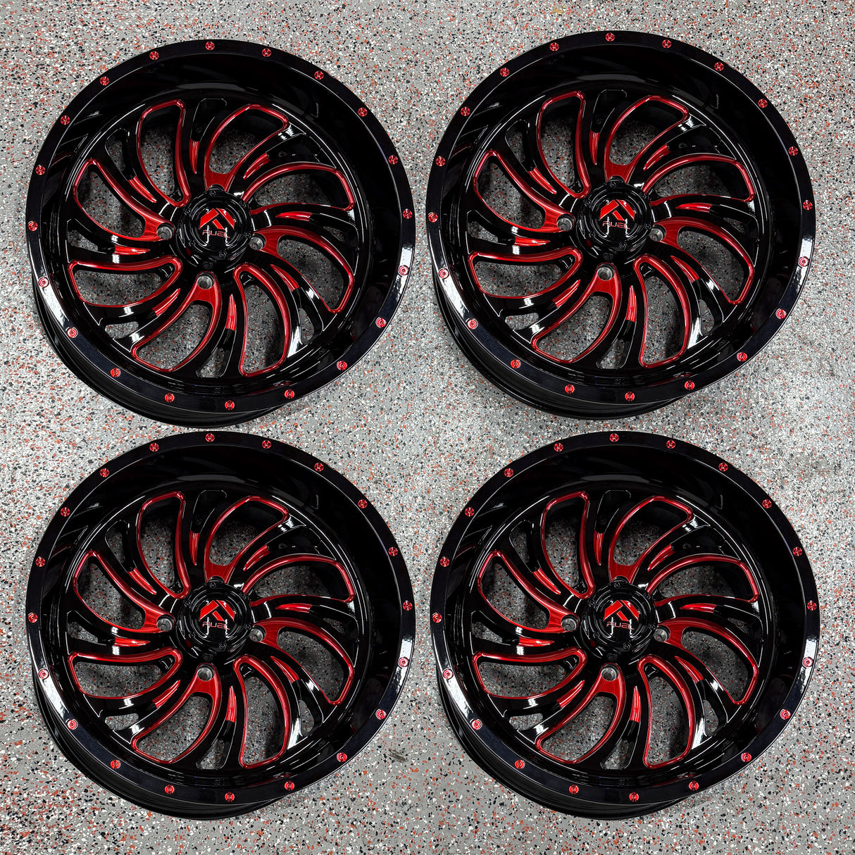 D642 Kompressor set of 4 wheels 4x137 20x7 (13mm) (GARAGE SALE)
