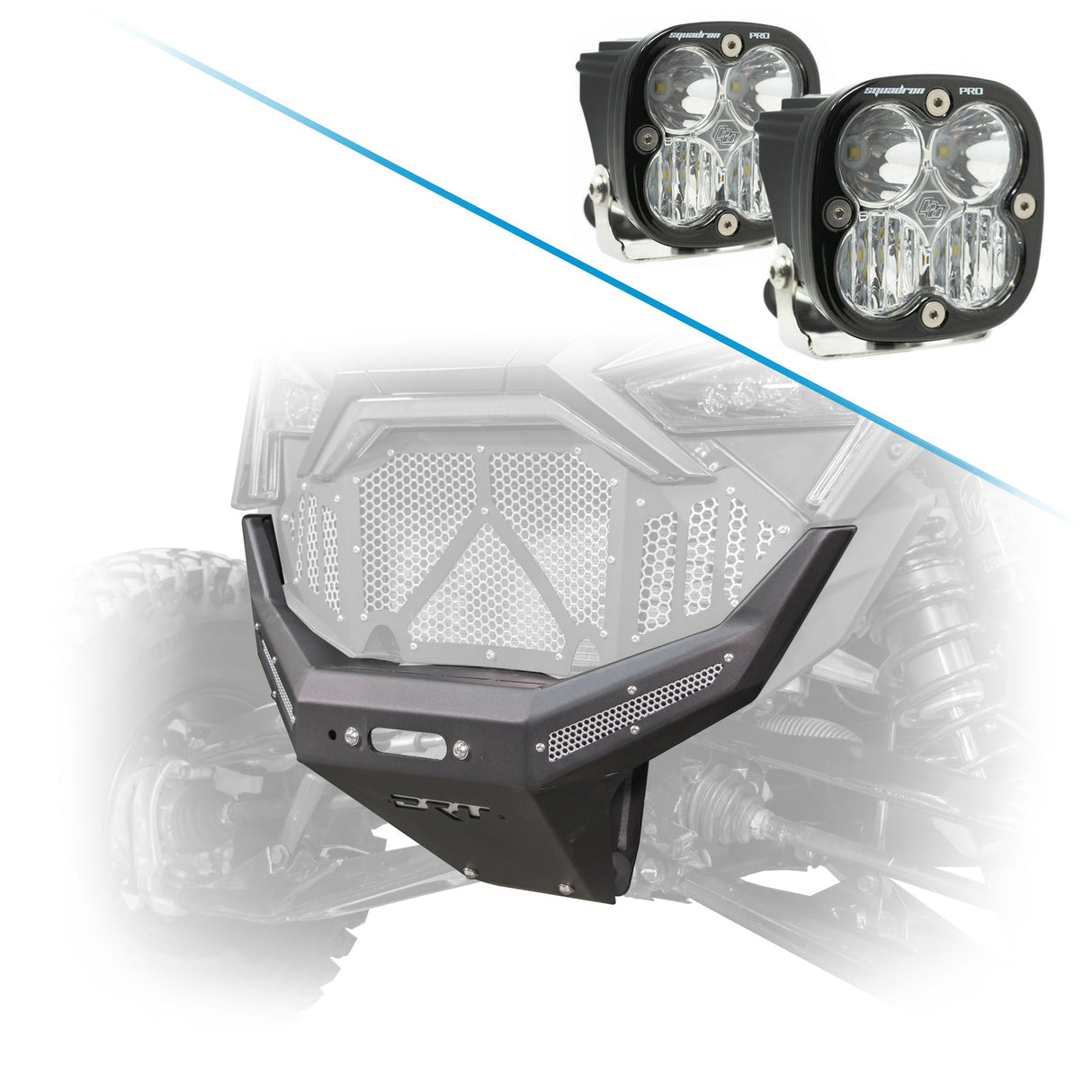 DRT Polaris RZR Pro R / Turbo R 2020-2024 Front Winch Bumper