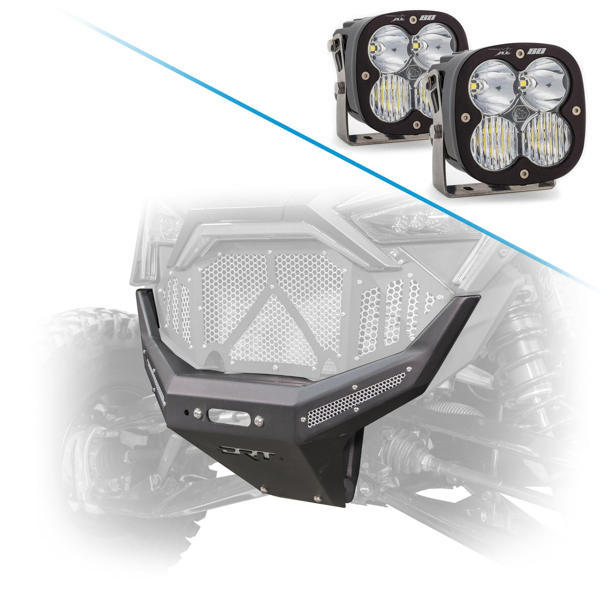 DRT Polaris RZR Pro R / Turbo R 2020-2024 Front Winch Bumper