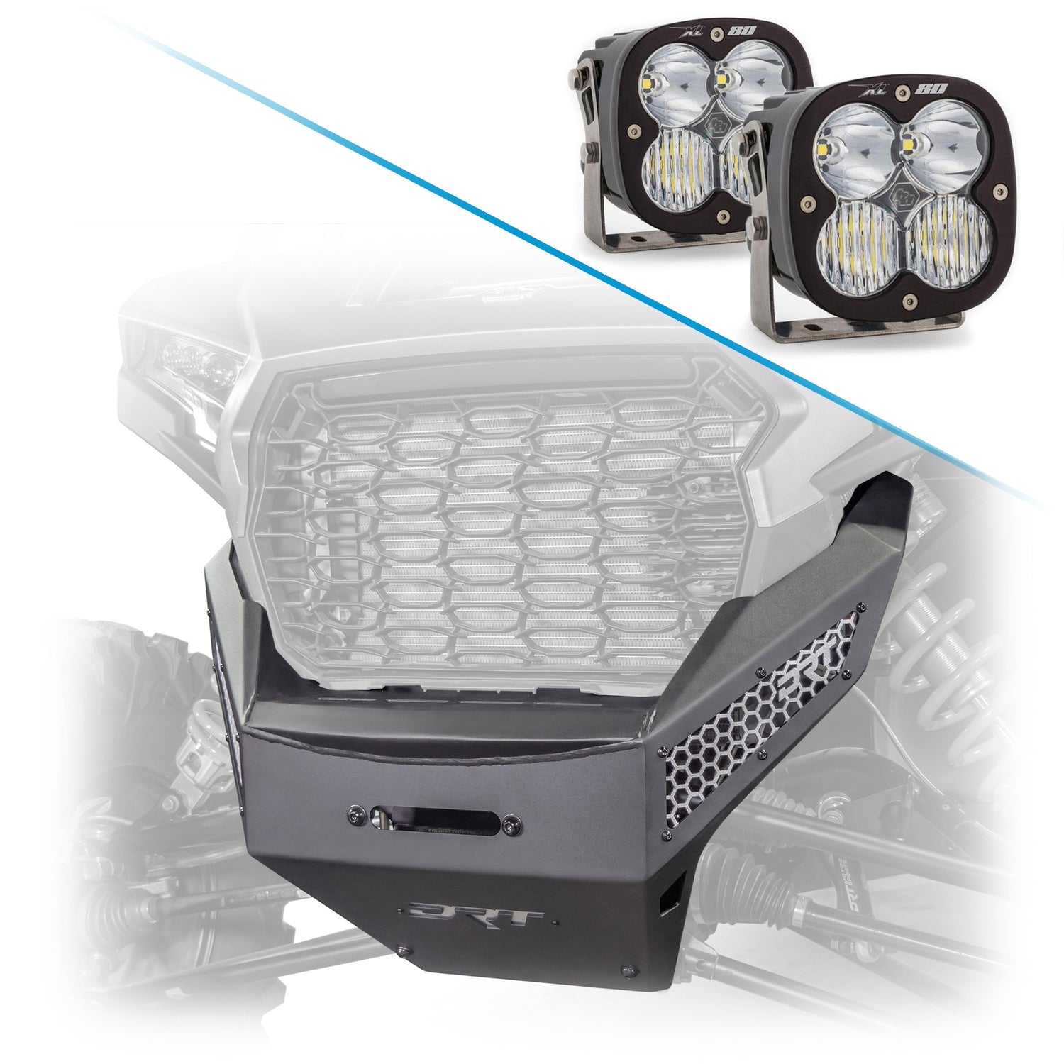 DRT Polaris RZR 2024+ XP 1000/4 Front Winch Bumper