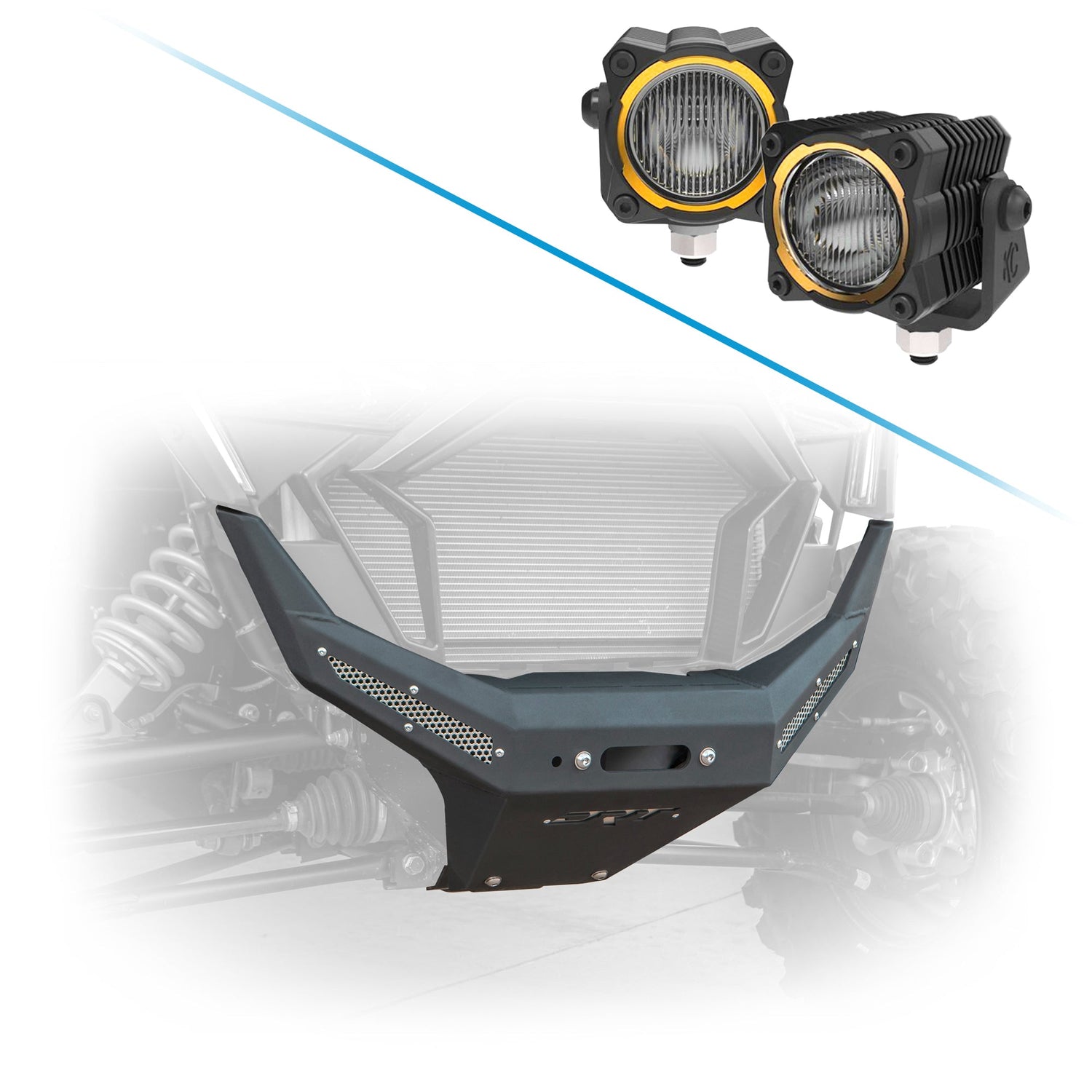 DRT Motorsports Polaris Polaris RZR Pro XP 2020-2024 Front Winch Bumper