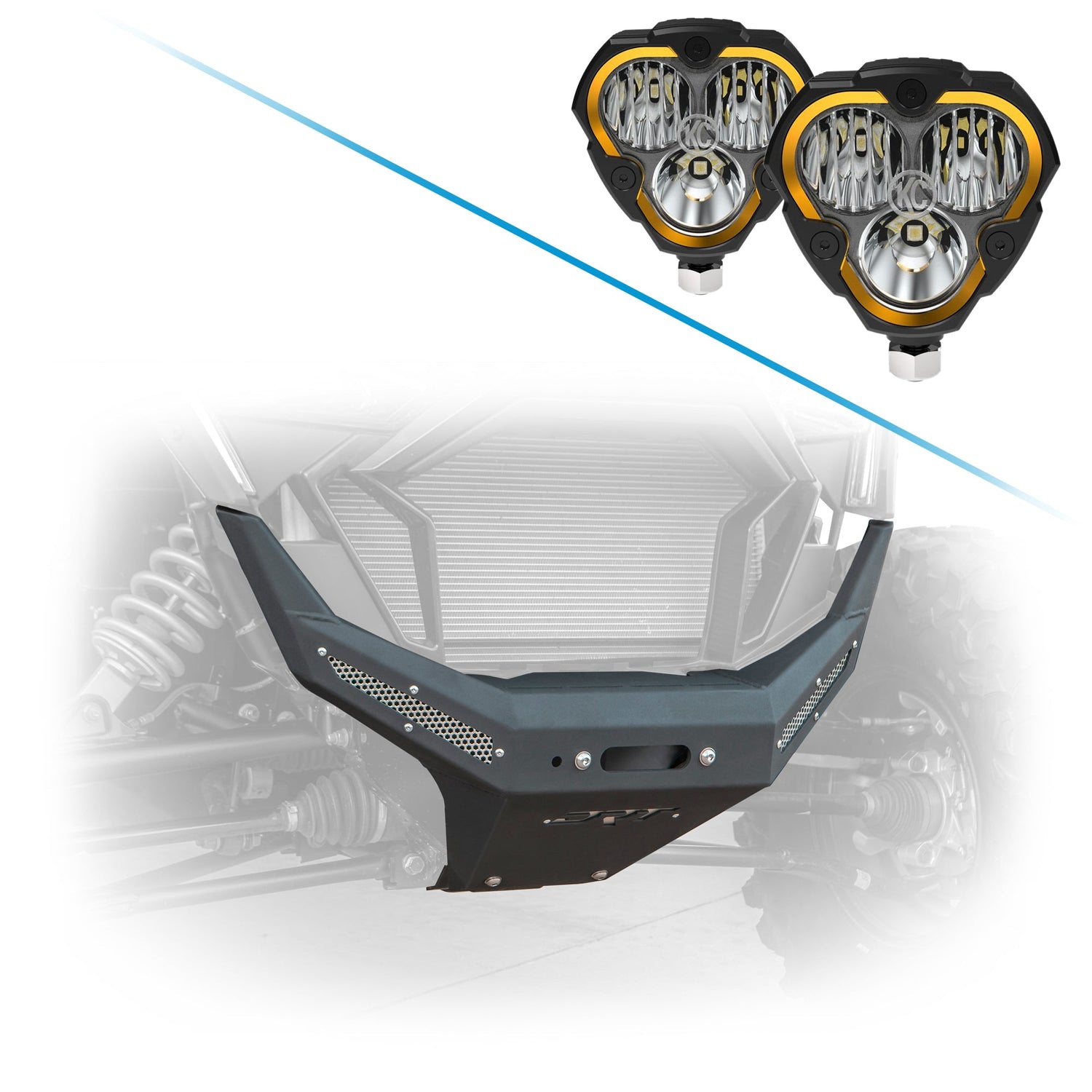 DRT Motorsports Polaris Polaris RZR Pro XP 2020-2024 Front Winch Bumper