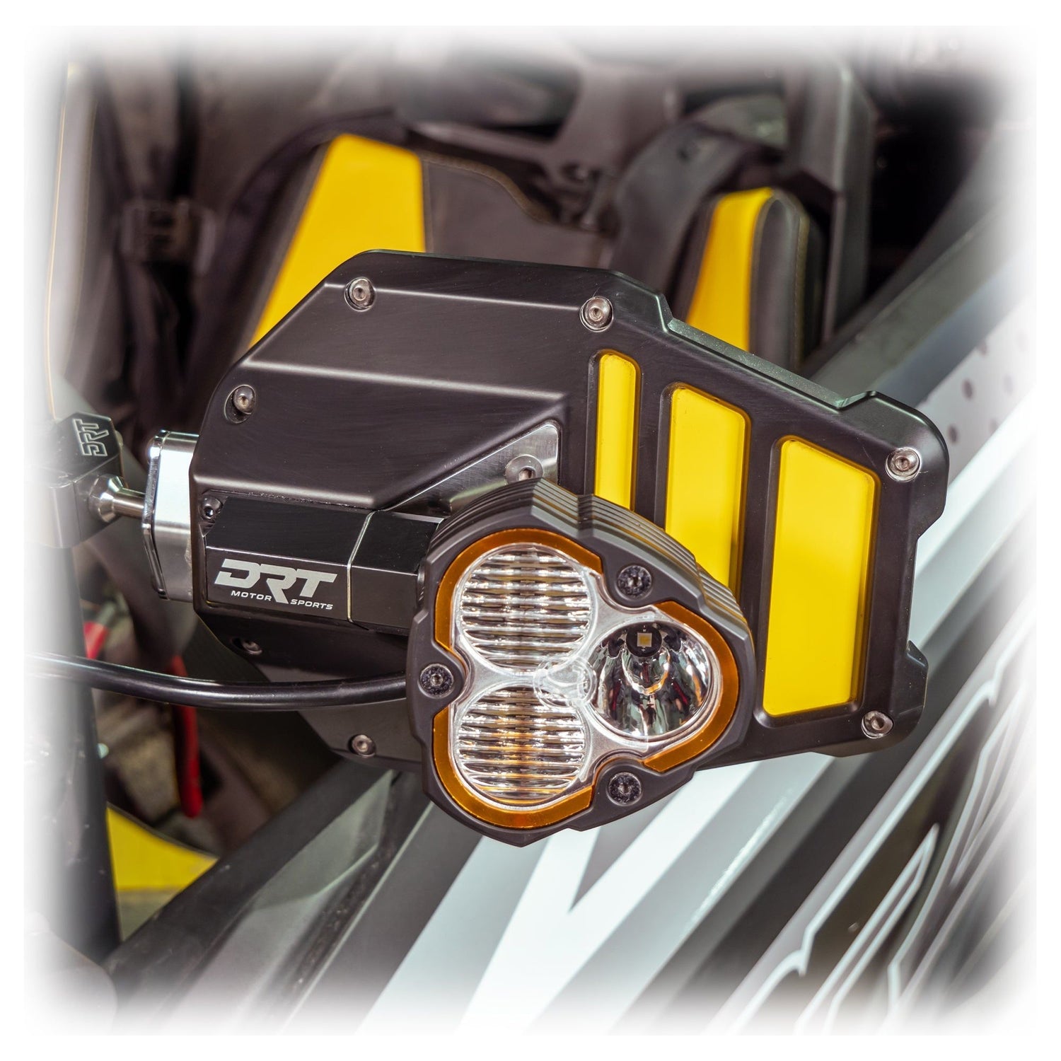 Aluminum Tactical Mirror Light Bracket Kit | DRT Motorsports