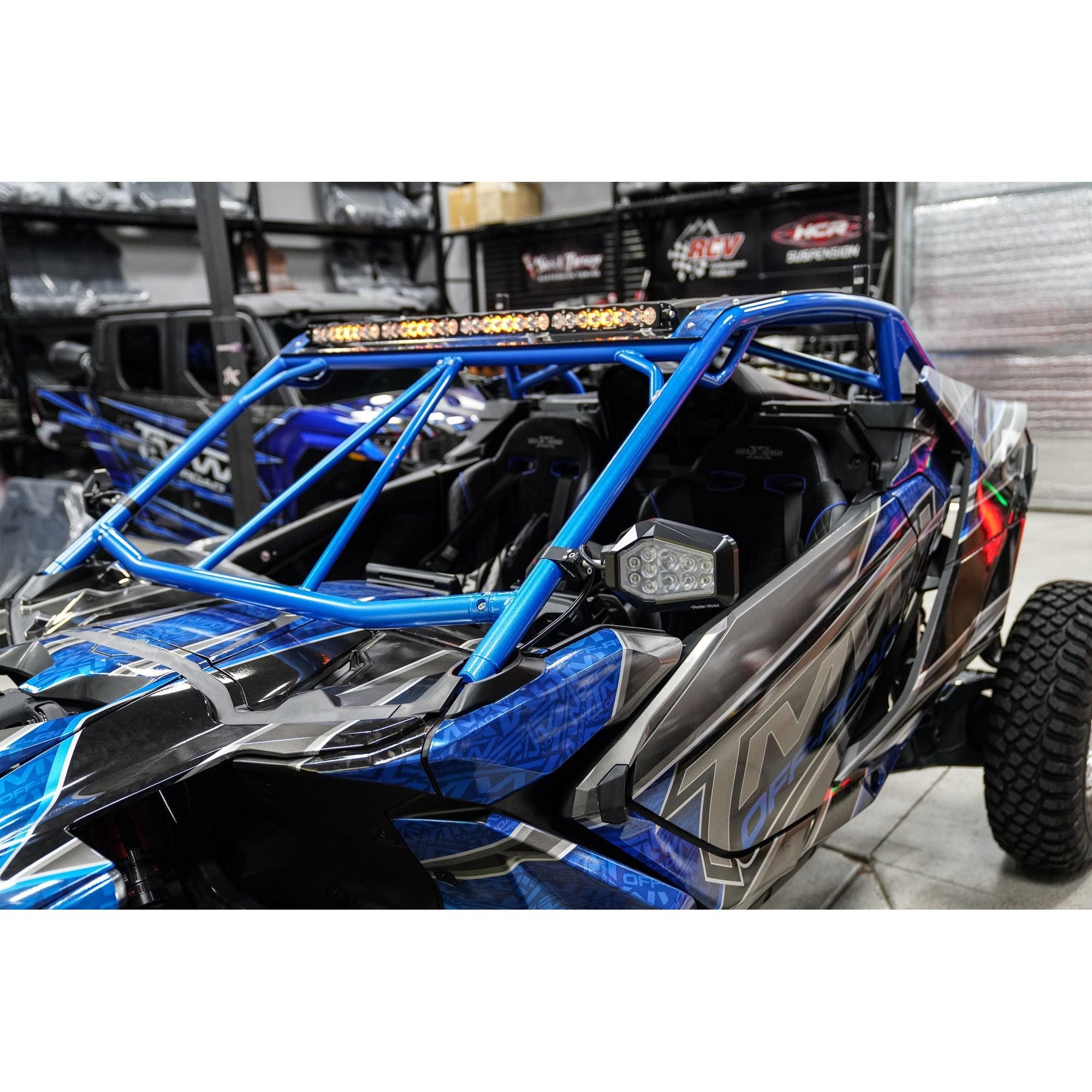 Can Am Maverick R Raw Roll Cage with Roof | TMW Off-Road