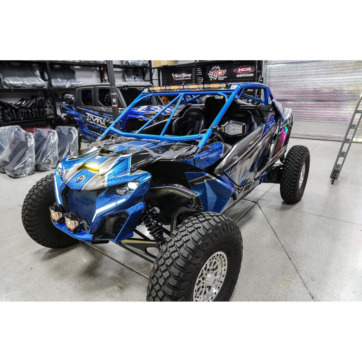 Can Am Maverick R Raw Roll Cage with Roof | TMW Off-Road