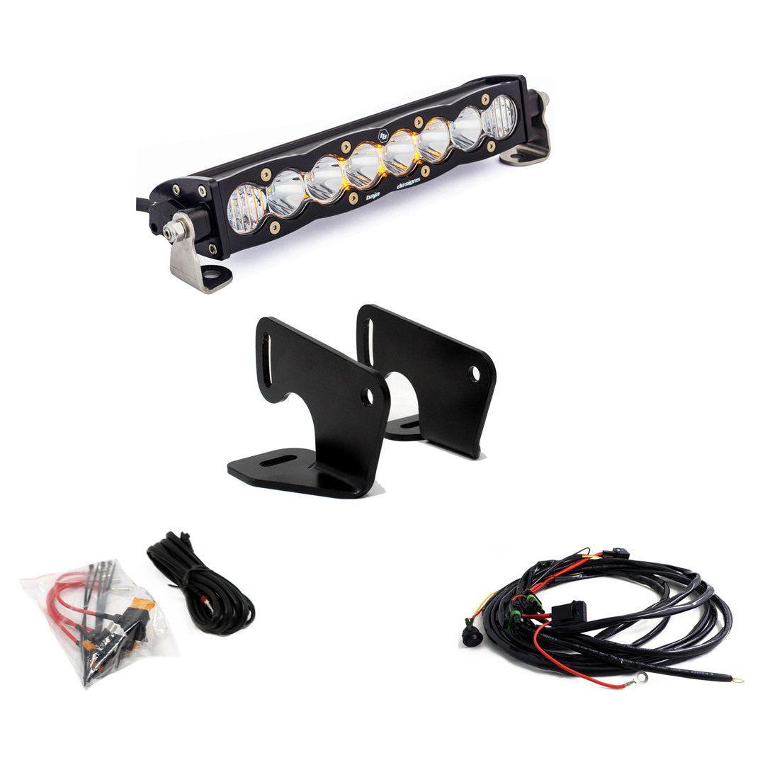 Polaris RZR Pro / Turbo R S8 10" Hood Mount Light Bar Kit | Baja Designs