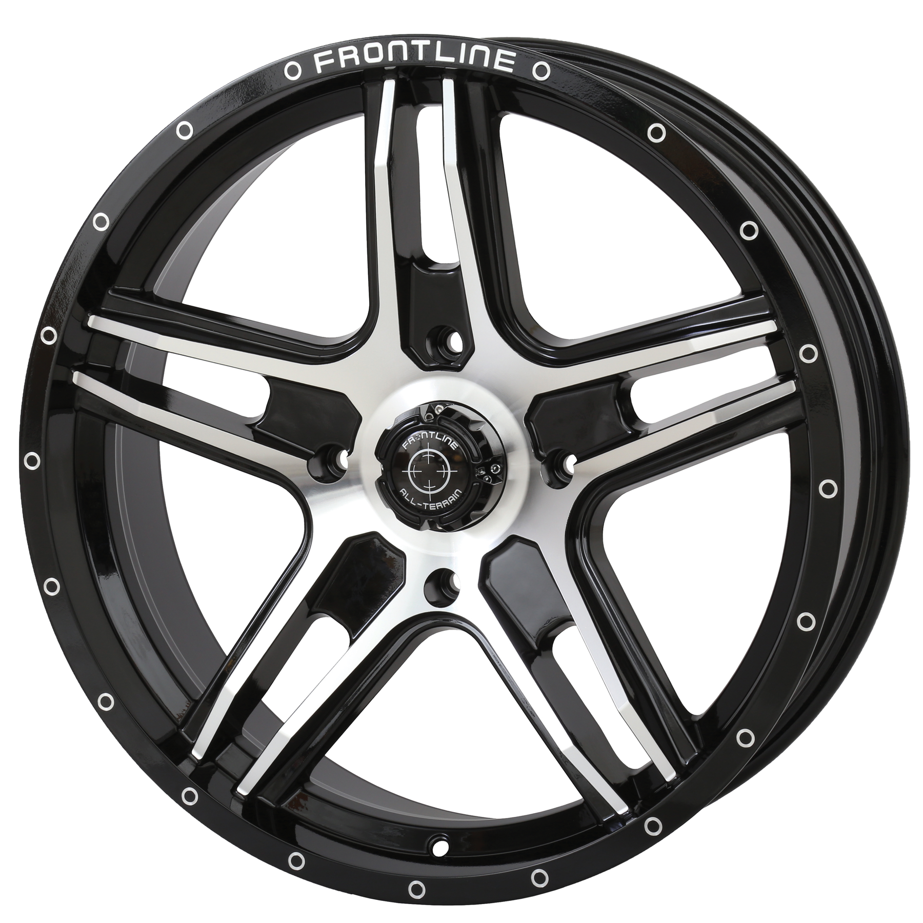 505 Wheel (Gloss Black Machined) | Frontline