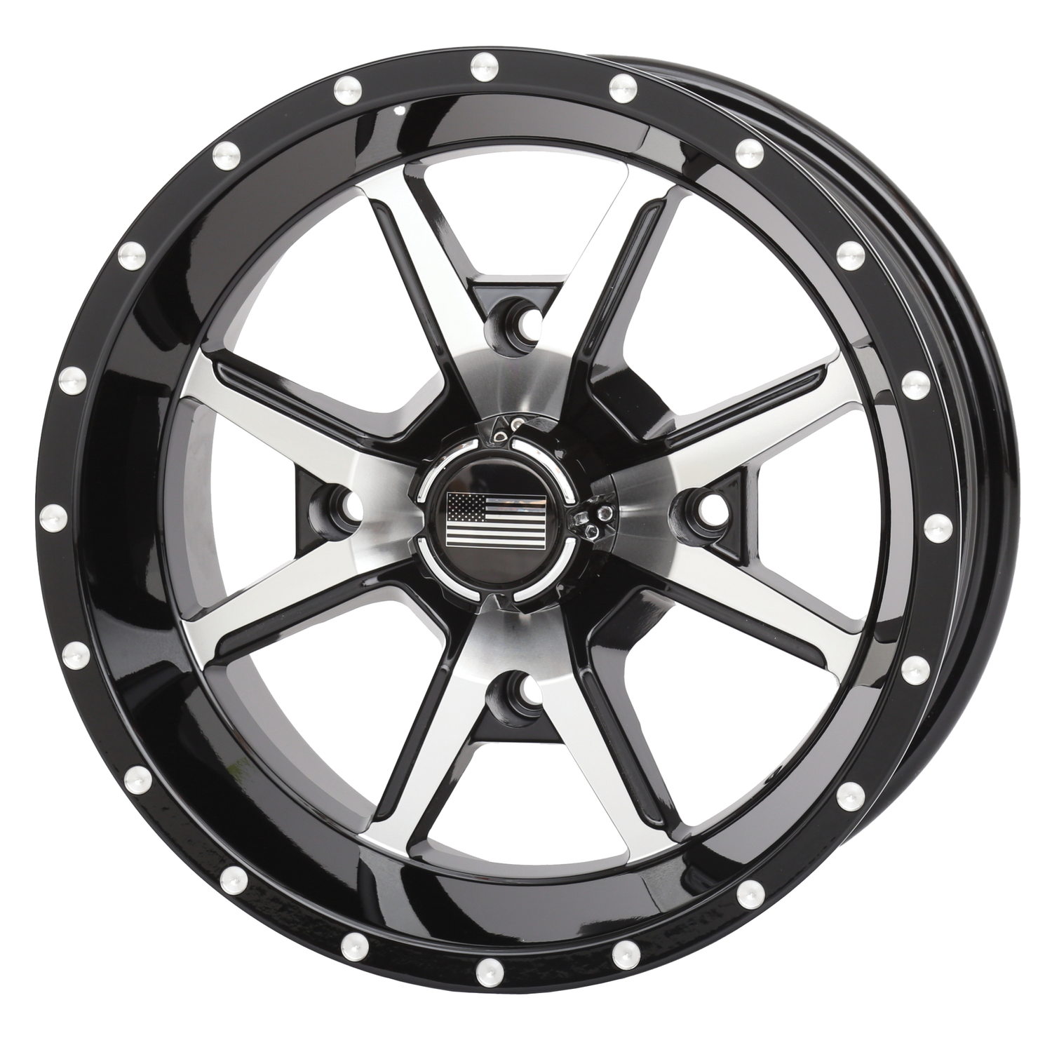 556 Wheel (Gloss Black Machined) | Frontline