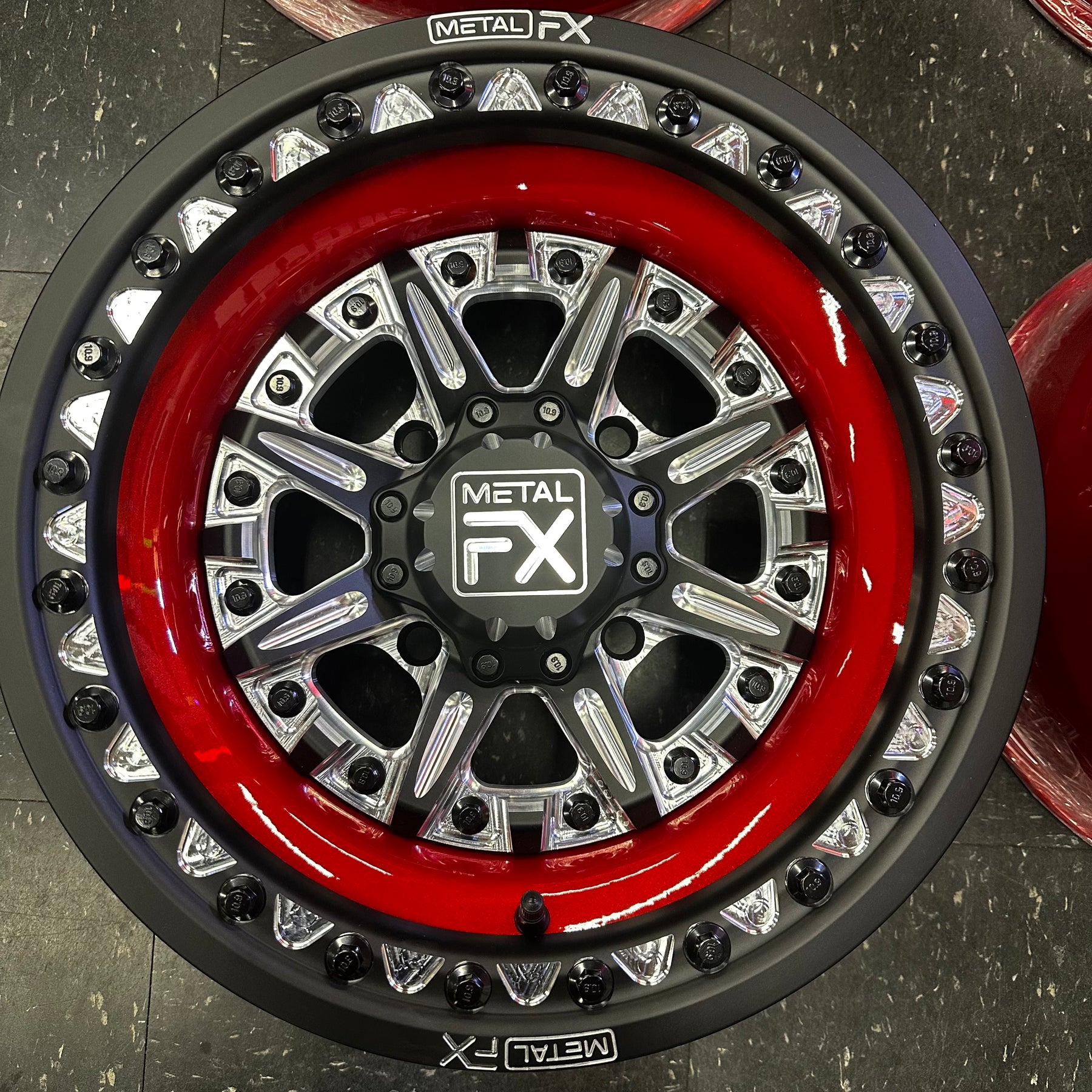 Ballistic Forged Beadlock Wheel Set 4x137 15x8 (-13mm) (Custom)