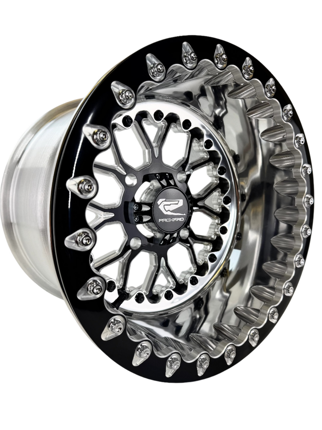 Wishbone - FF Forged Polished Beadlock - Gloss Black