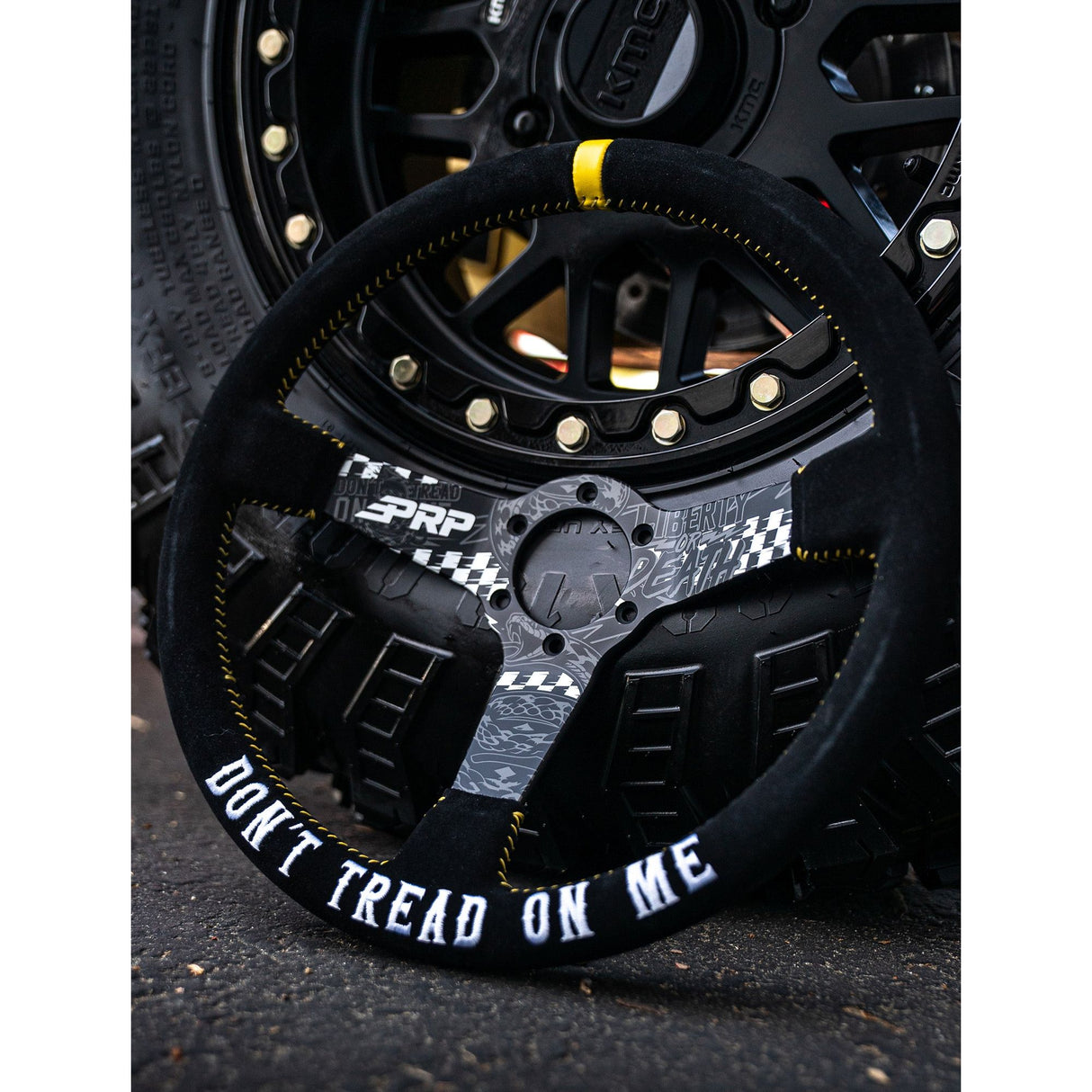 Don't Tread On Me Deep Dish Steering Wheel | PRP