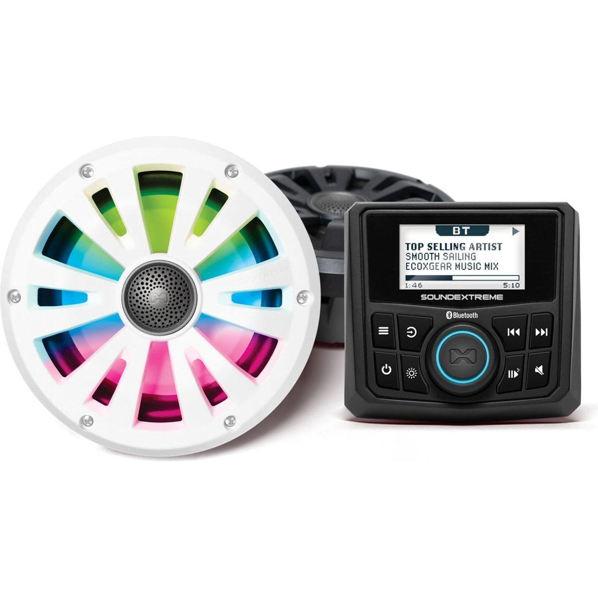 Marine Gauge Radio + 6.5" Speaker Kit | ECOXGEAR