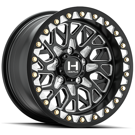 H333 Glamis UTV Beadlock Wheel (Blade Cut) | Hostile