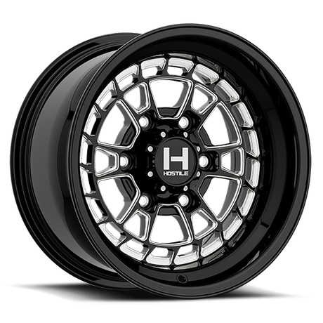 HF22 Rival UTV Forged Wheel (Gloss Black/Blade Cut) | Hostile