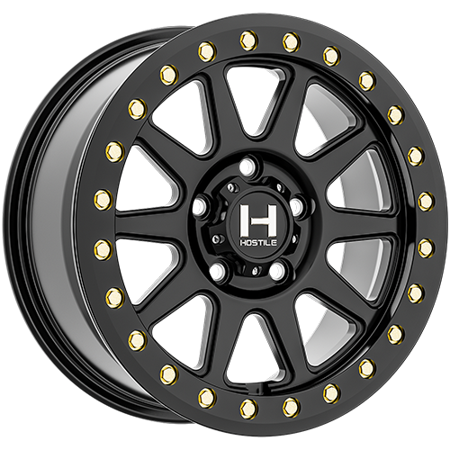 HF23 Baja UTV Forged Beadlock Wheel (Satin Black) | Hostile