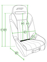 GT/S.E. Suspension Seats Kit for Polaris RZR 570, 800, 900 (Pair)