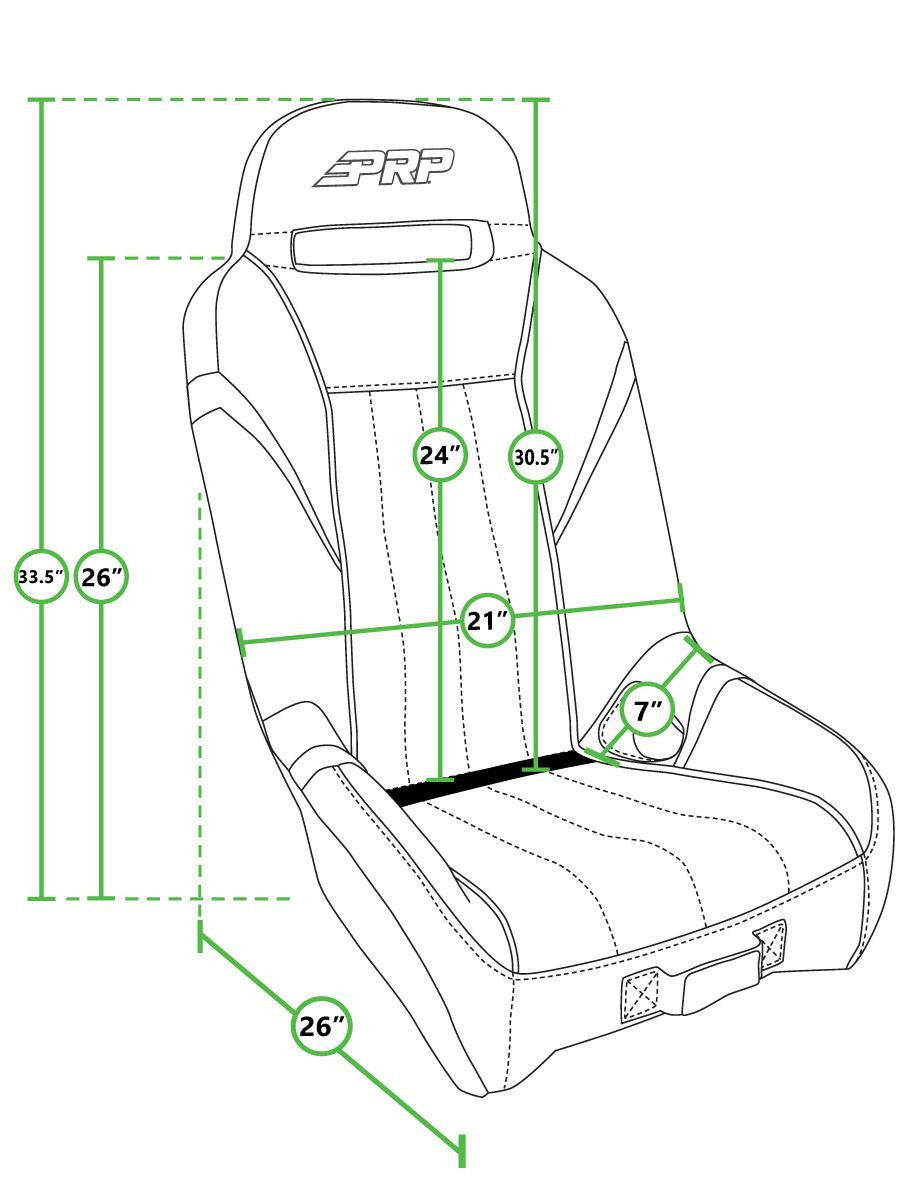 GT/S.E. Suspension Seats Kit for Can-Am Maverick X3 (Pair), Black & Gray