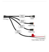 Dual Spotlight 3 Way Wiring Harness