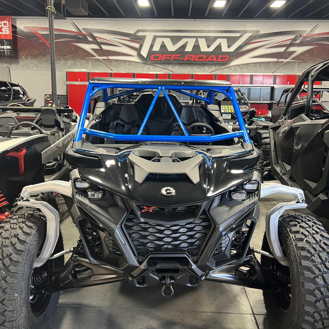 Can Am Maverick R Raw Roll Cage with Roof | TMW Off-Road