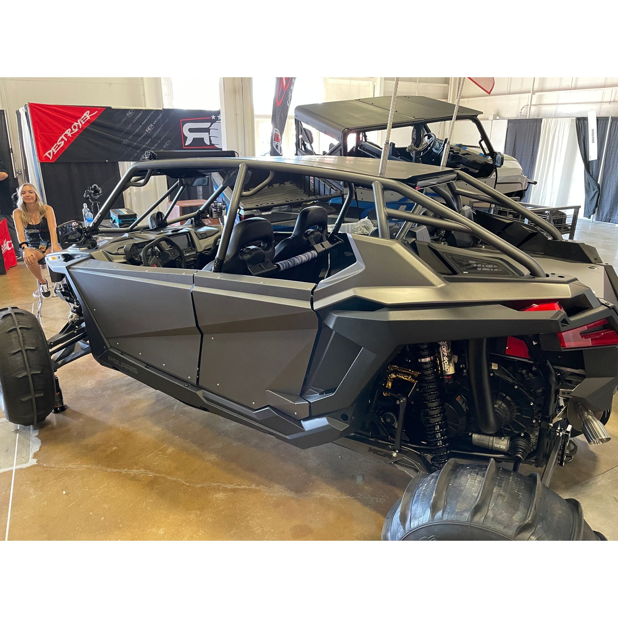 Polaris RZR Pro XP 4 Raw Dominator Cage with Roof | TMW Off-Road