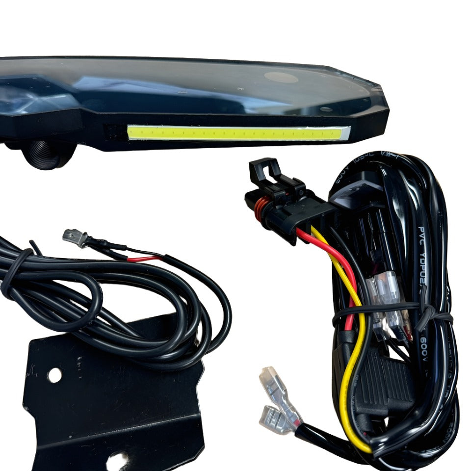 Rear View Mirror with Dome Light | Kombustion Motorsports