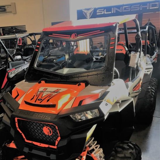Polaris RZR XP 1000 / Turbo (2014-2018) Front Windshield | Dirt Warrior Accessories