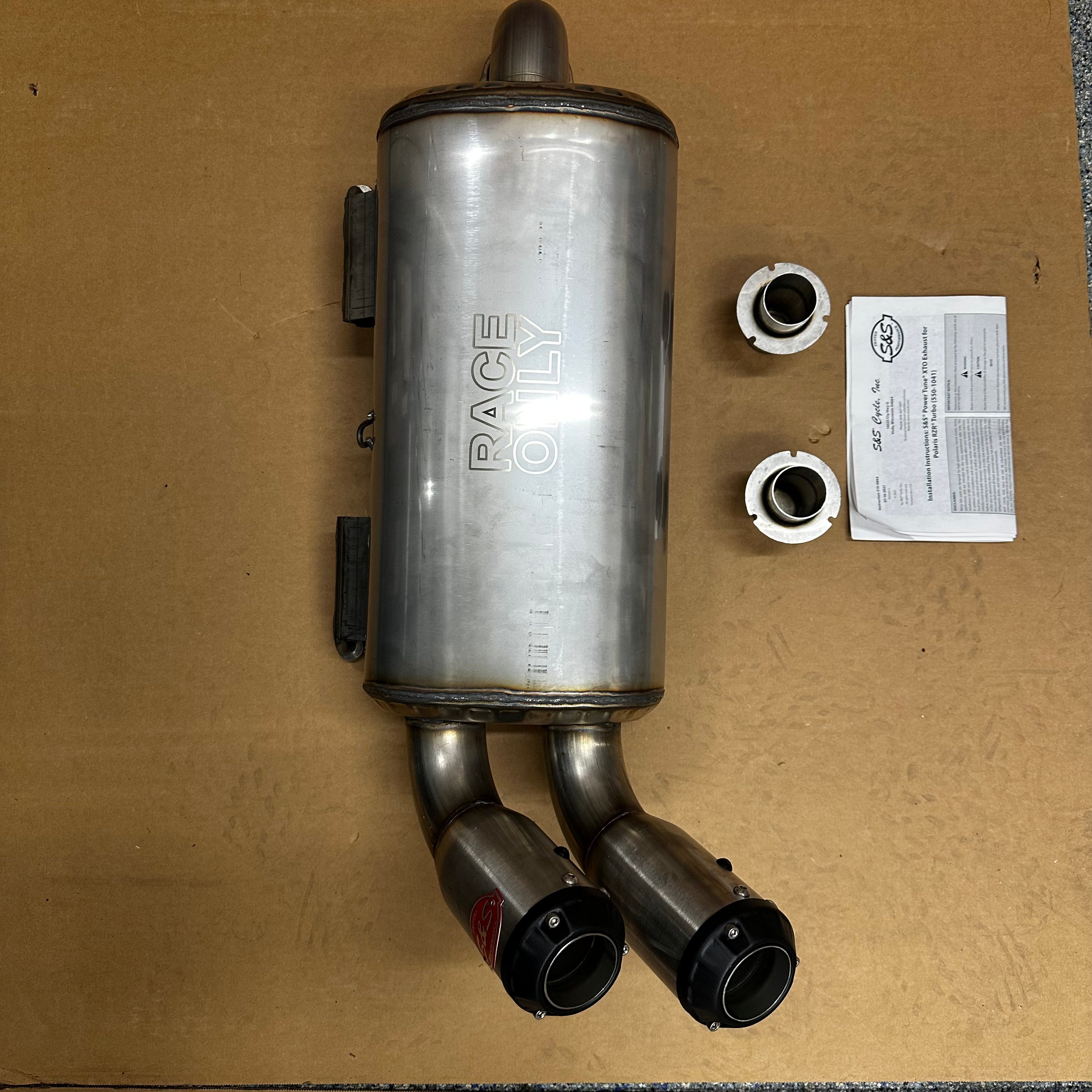 Polaris RZR XP Turbo Power Tune XTO Race Exhaust (GARAGE SALE)