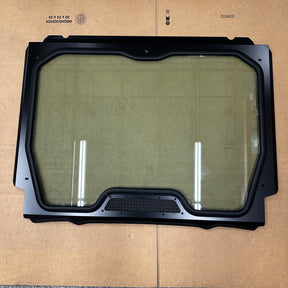 Polaris RZR Pro XP / Turbo R Glass Windshield-BLACK MESH AND SCREWS (GARAGE SALE)