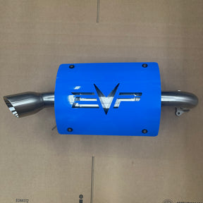 Polaris RZR XP Turbo / Turbo S Magnum Slip On Exhaust BLUE COVER (GARAGE SALE)