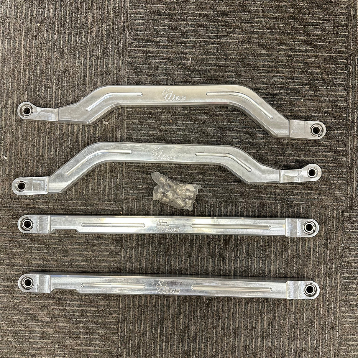 Polaris RZR XP 1000 / Turbo Bolt-On Radius Rods 12 MM RAW (GARAGE SALE)