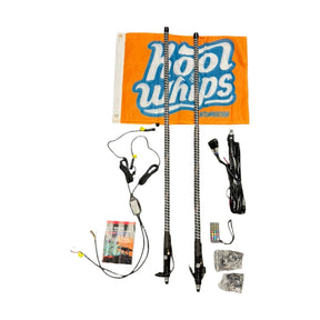 Kool Whips V2 4ft LED Whips (Pair)