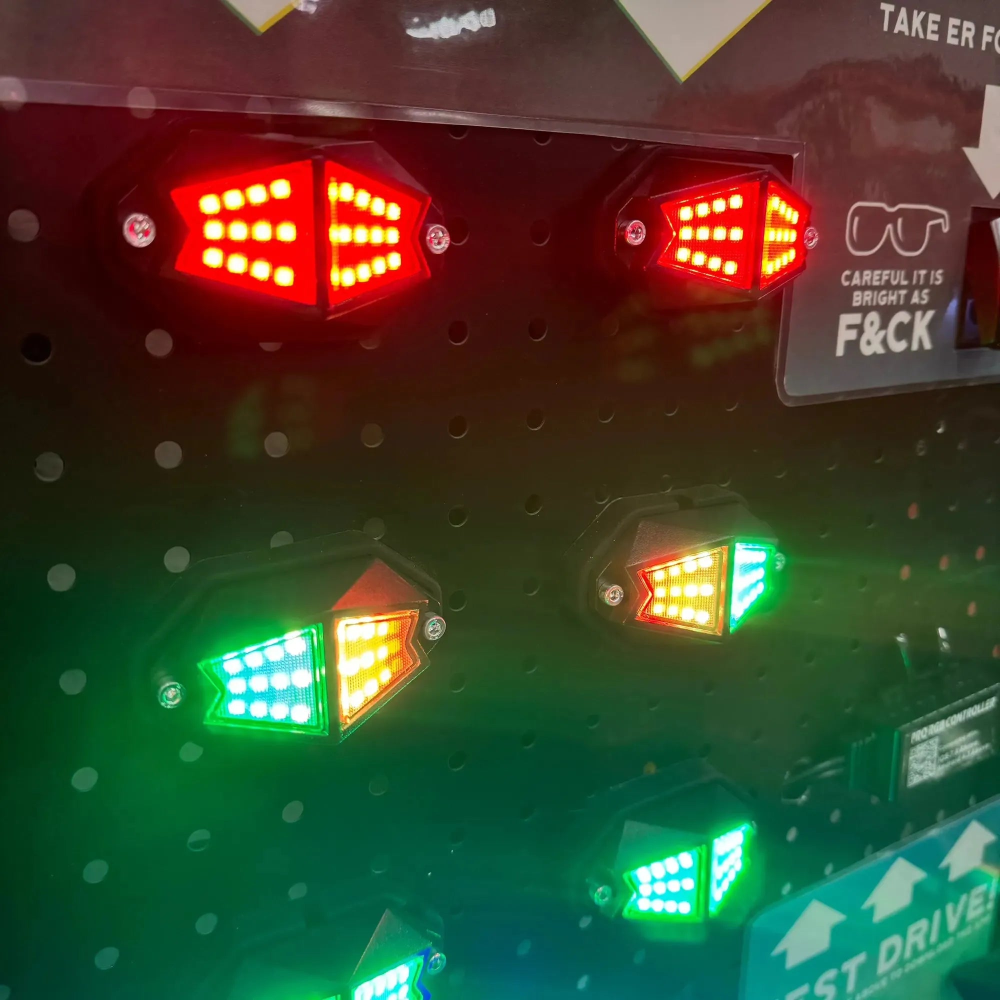 Bluetooth 8-Pod Rock Lights V2 | Kombustion Motorsports