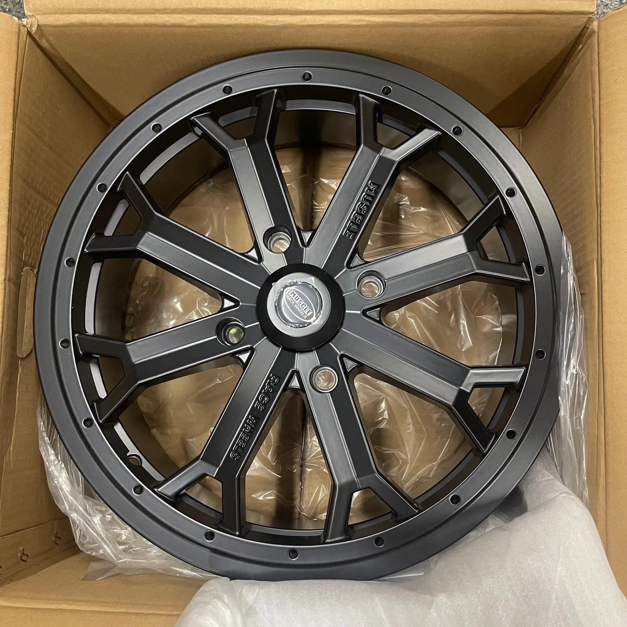 MRT Spyder UTV Beadlock Wheel set 18x7 (4/137) (GARAGE SALE) | Muscle Race Wheels